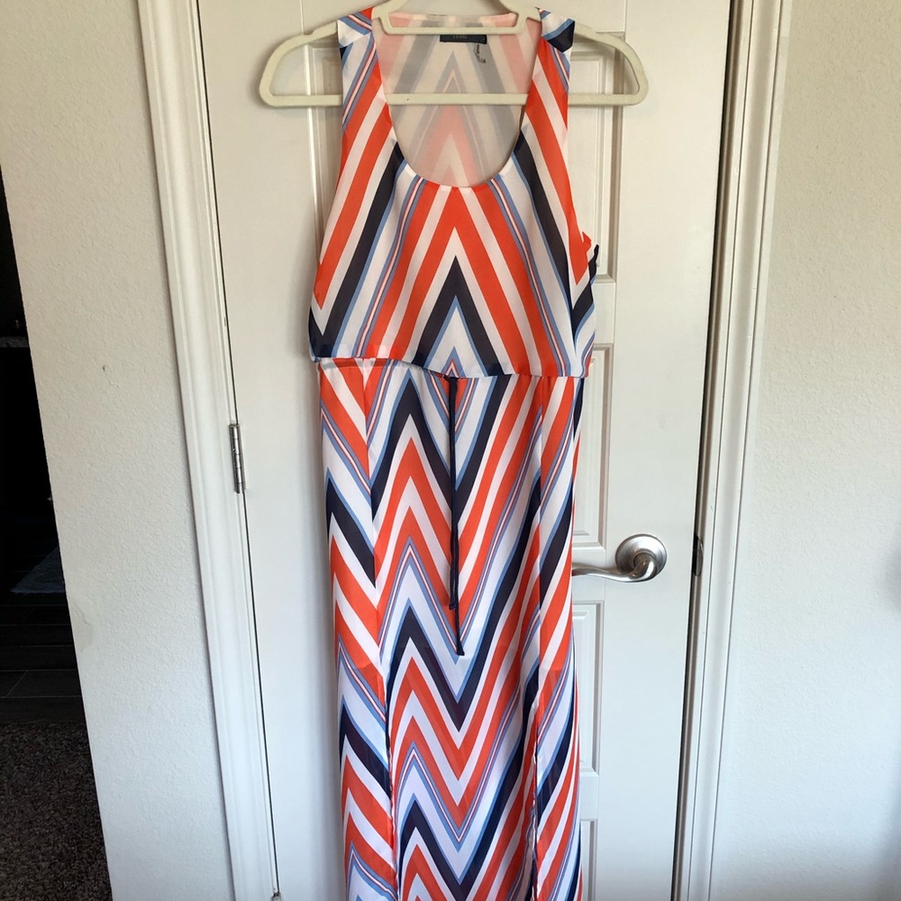 THML Chevron Maxi Dress